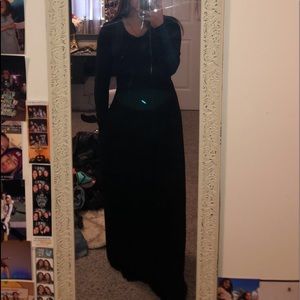 Long black dress